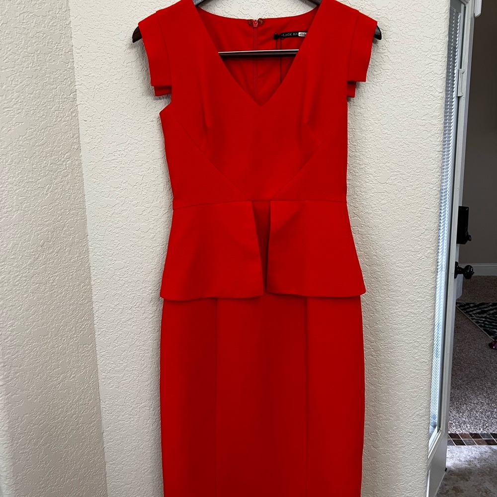 BLACK HALO Beautiful Orange Dress Womens size 4